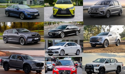 Top 10 mẫu xe bán ít nhất tháng 3/2023: Có chỗ cho Toyota Hilux và VinFast VF9